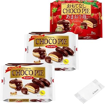 Amazon.co.jp: 【大容量】 チョコパイ あまおう苺 カスタードケーキ